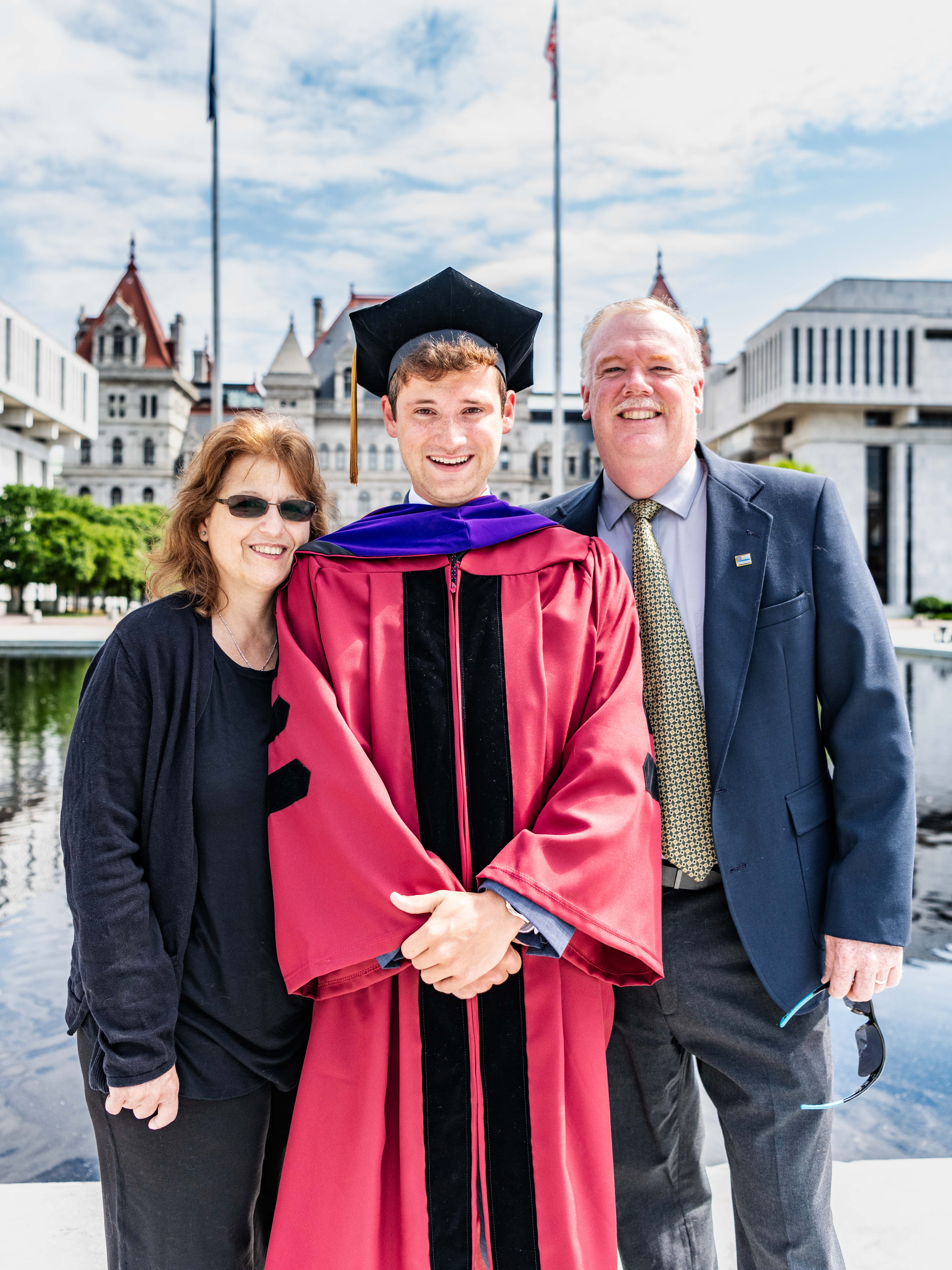 Brian Clark and Parents