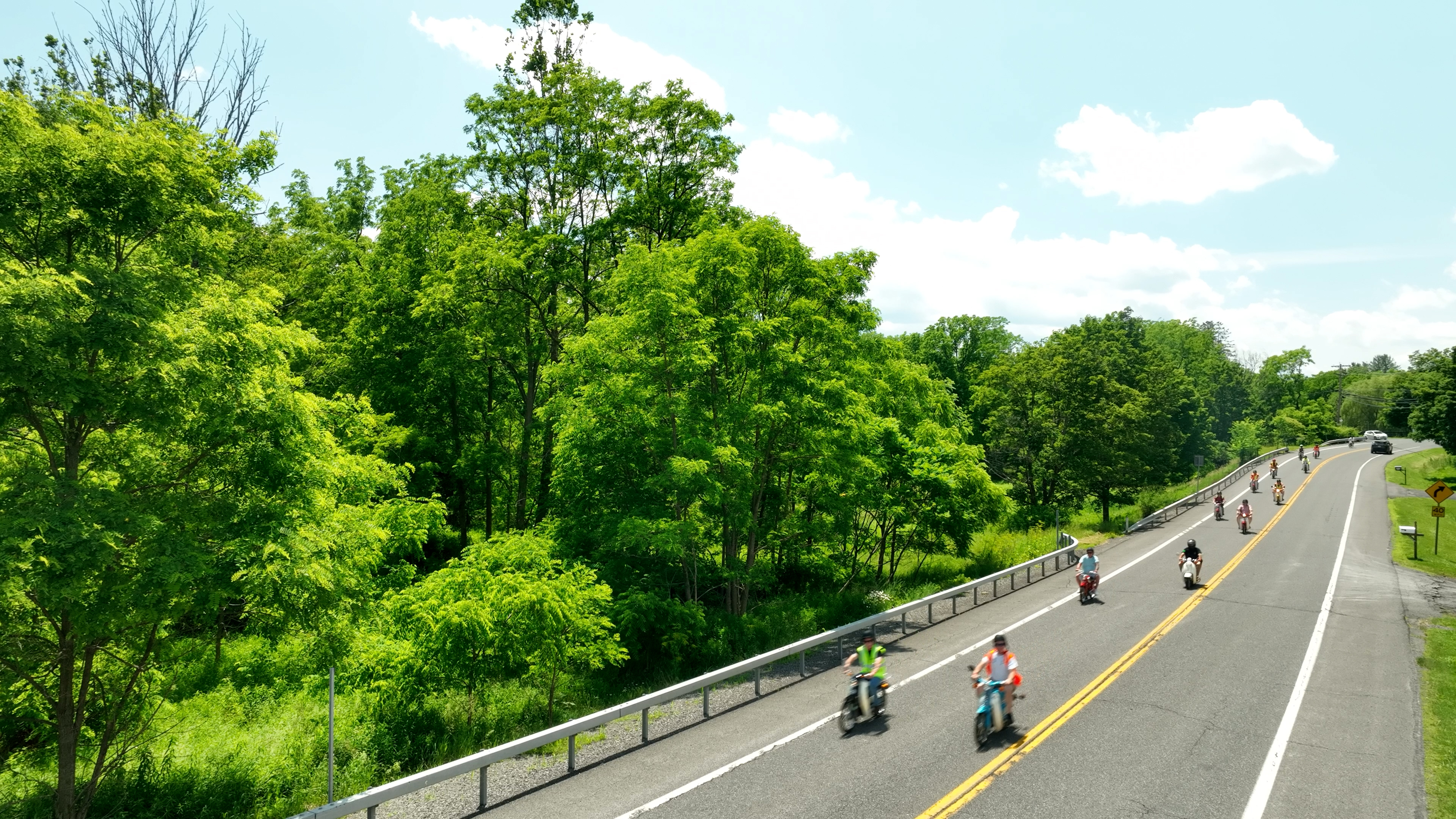 Special Event: Honda 50 NY Run Old red barn - Hudson Valley