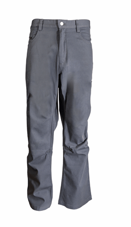 gray work pants rotating 4 views shot in studio