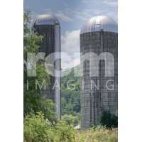 Two older silos