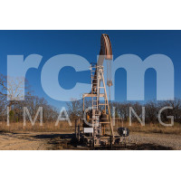 Oil well - typical Oklahoma active well